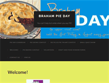 Tablet Screenshot of pieday.com